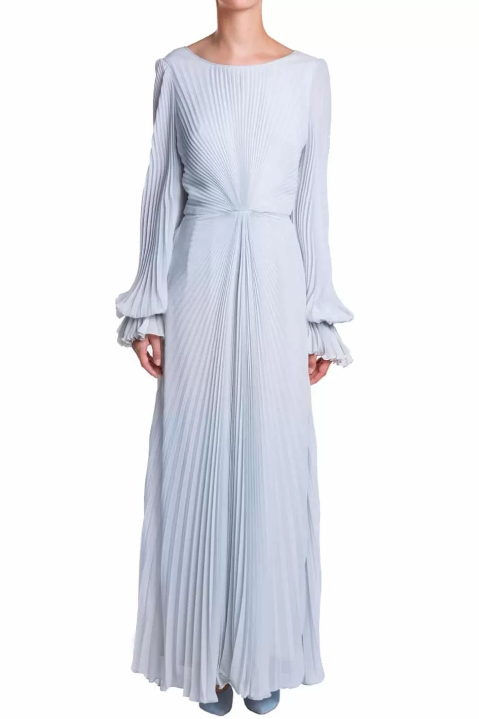 Dresses | Luisa Beccaria Pleated Georgette Gown