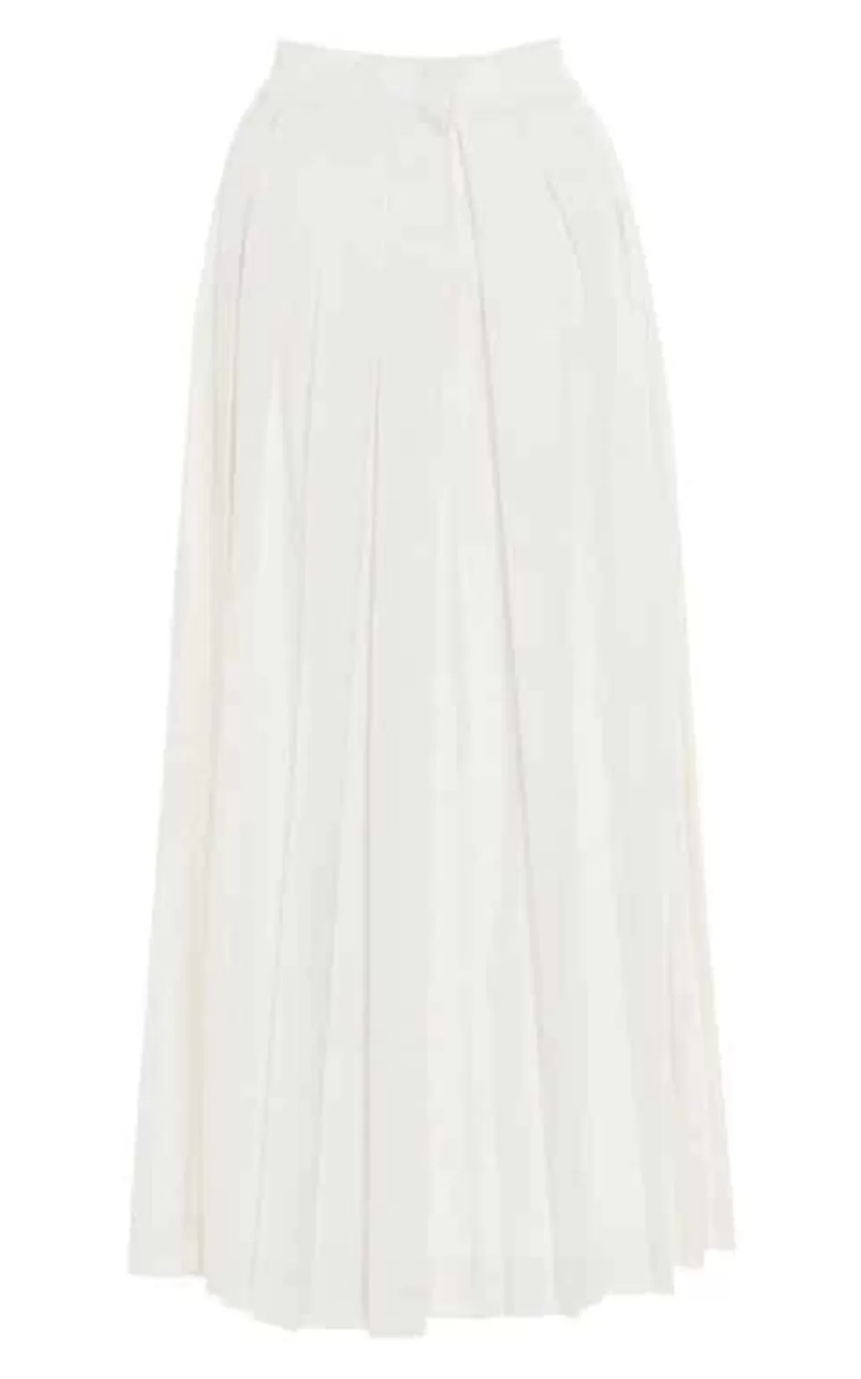 Skirts | Luisa Beccaria Pleated Linen-Blend Midi Skirt