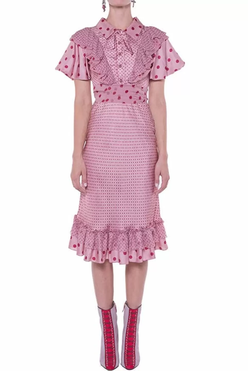 Dresses | Luisa Beccaria Polkadots Printed Dress