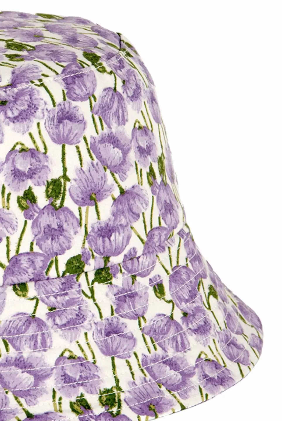 Hat | Luisa Beccaria Poppies Bucket Hat