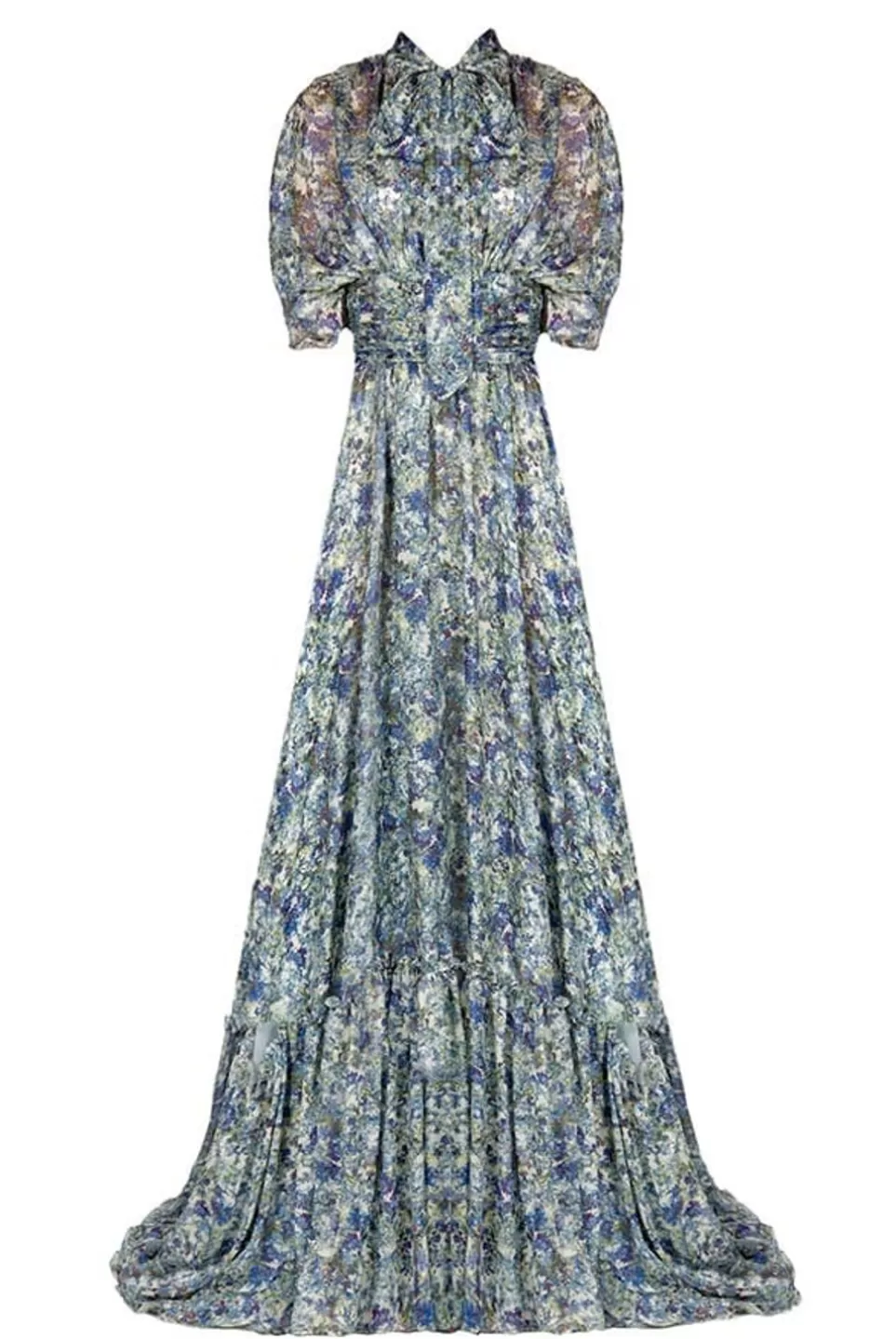 Dresses | Luisa Beccaria Printed Chiffon Maxi Dress