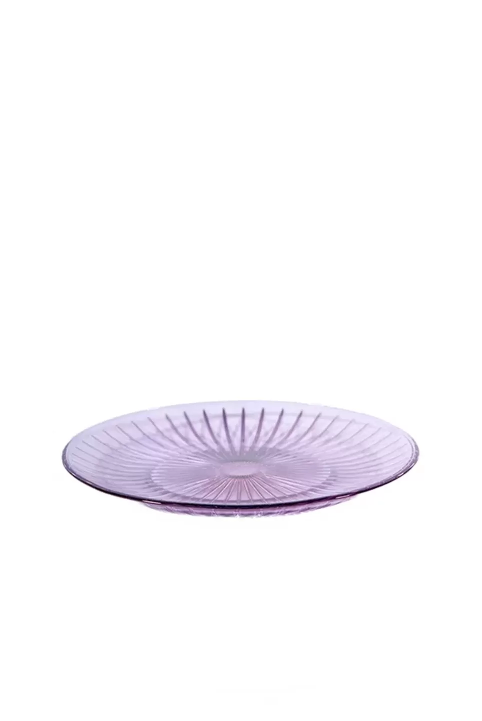 Plate | Luisa Beccaria Purple Set Of Two Glass Plate