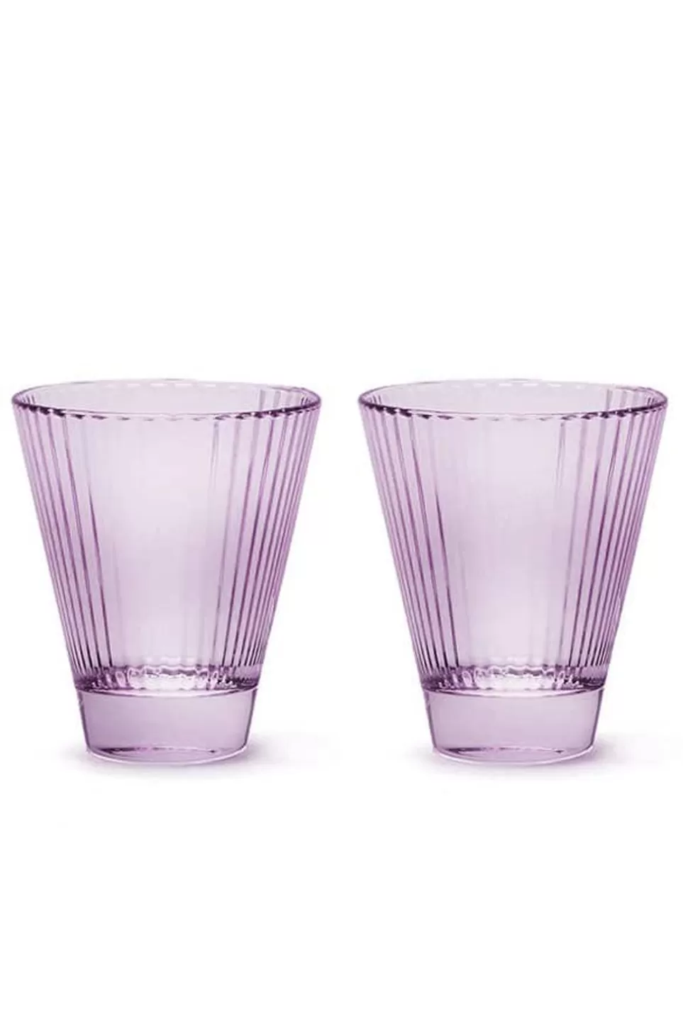 Tumblers | Luisa Beccaria Purple Set Of Two Isis Wine Glass