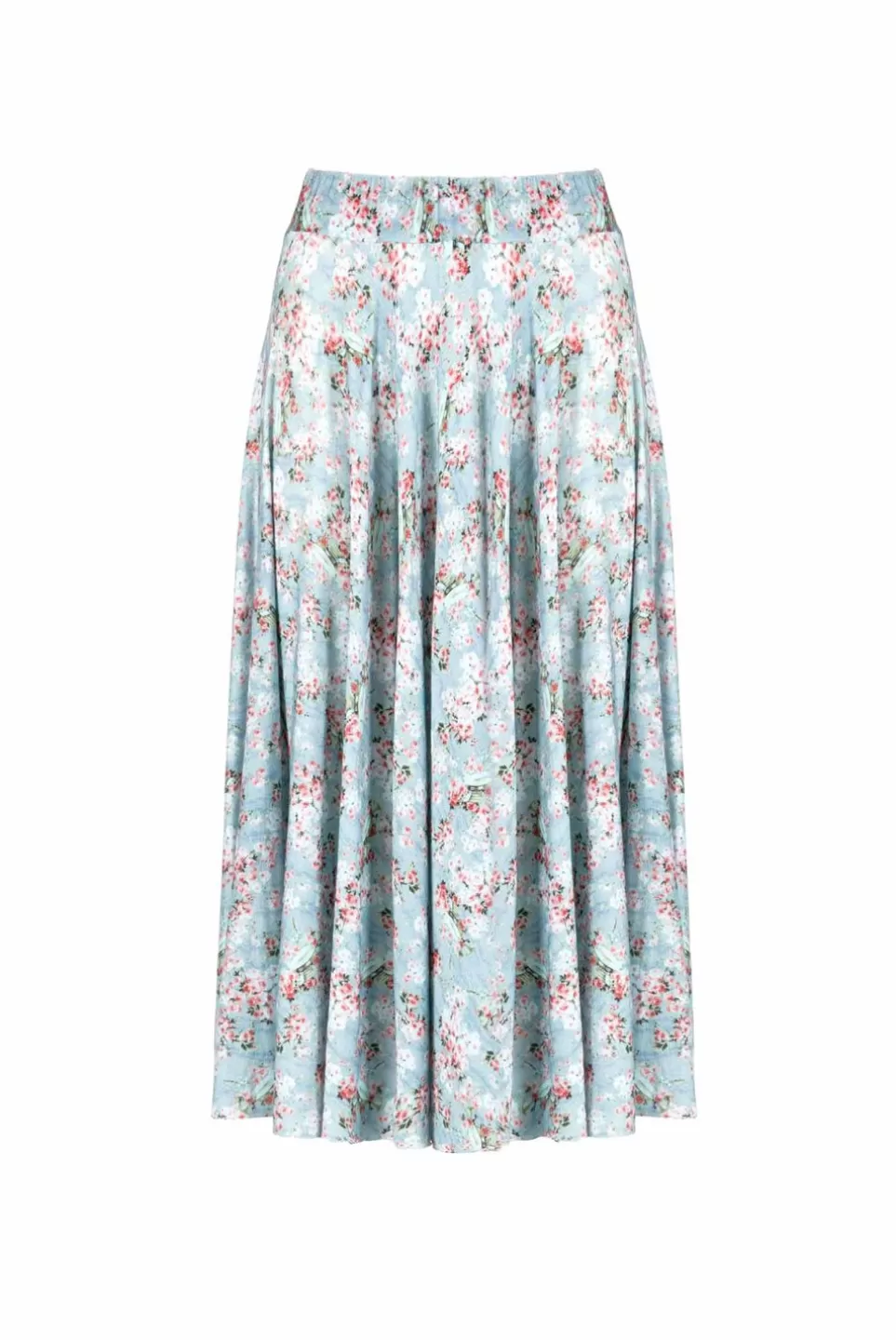 Skirts | Luisa Beccaria Rose Buds Printed Jersey Skirt