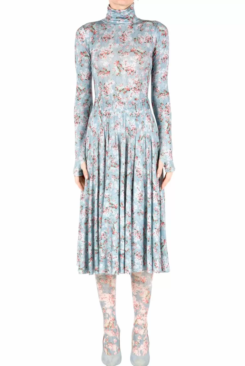 Skirts | Luisa Beccaria Rose Buds Printed Jersey Skirt