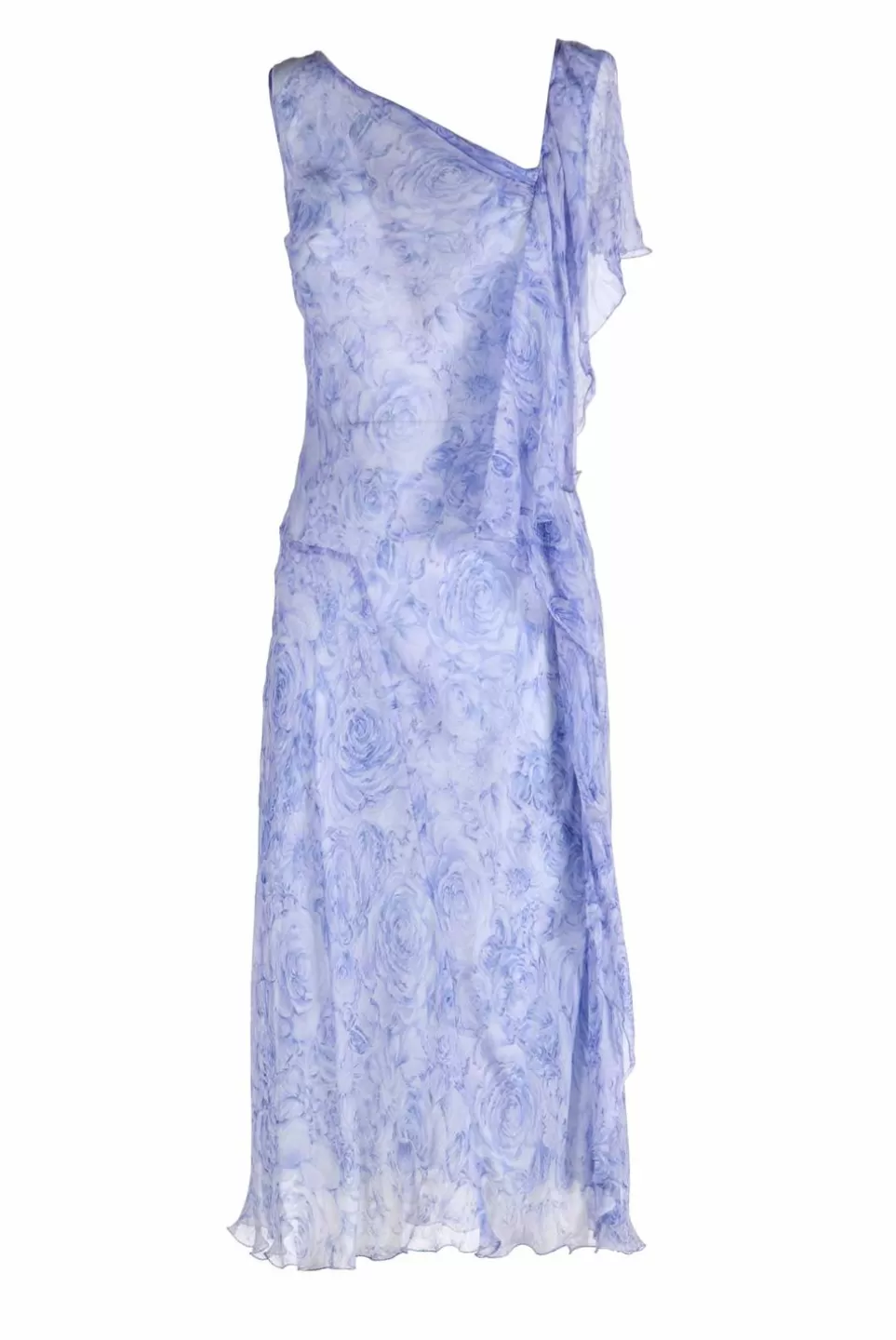 Dresses | Luisa Beccaria Roses Printed Chiffon Dress