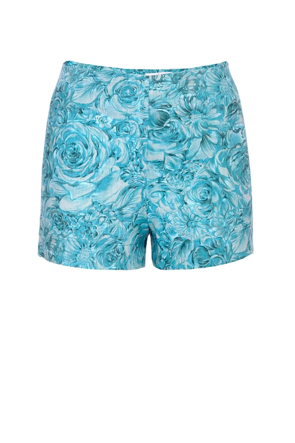 Trousers & Shorts | Luisa Beccaria Roses Printed Linen Shorts