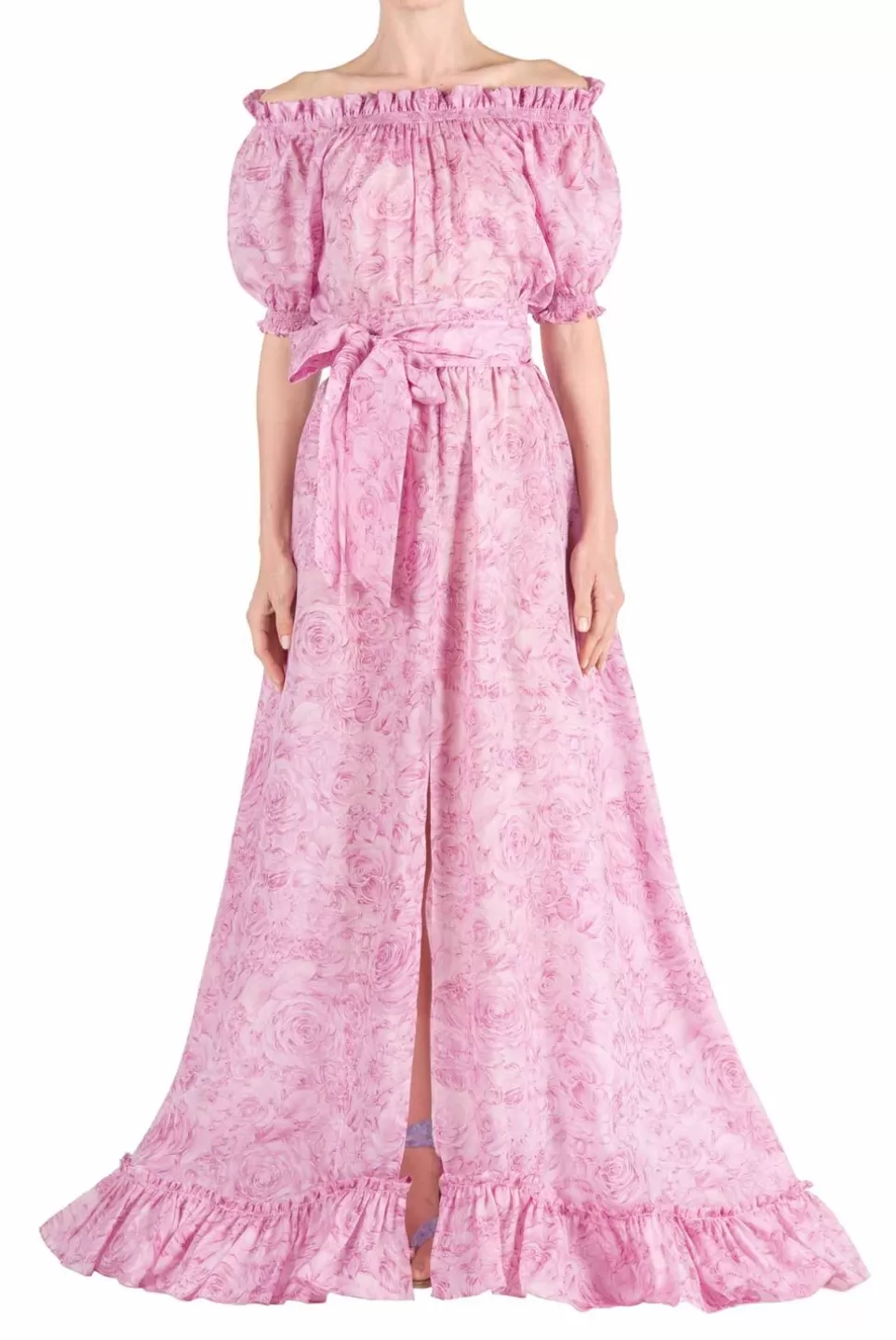 Dresses | Luisa Beccaria Roses Printed Organza Dress