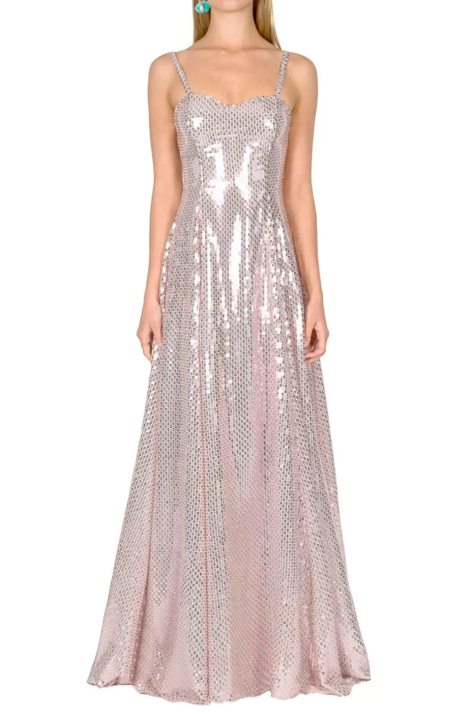 Dresses | Luisa Beccaria Sequin Gown With A Trail