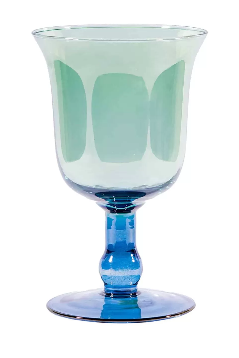 Vase | Luisa Beccaria Shade Blue To Green Large Candle Vase