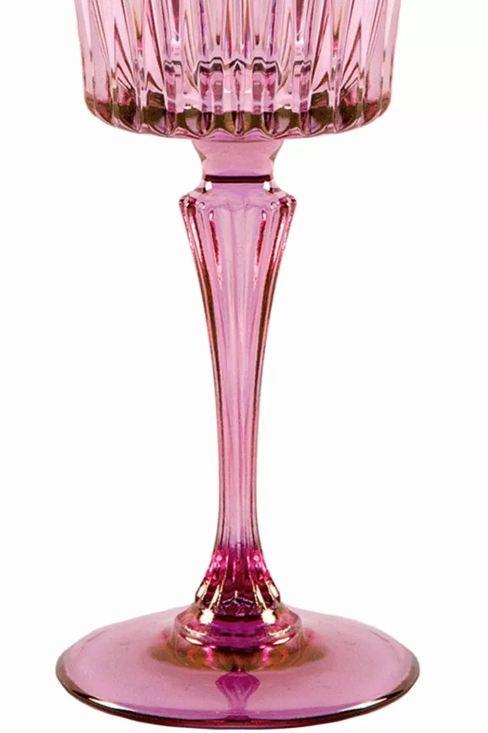 Wine | Luisa Beccaria Shade Pink To Purple Set Of Two Domina Wine Glass