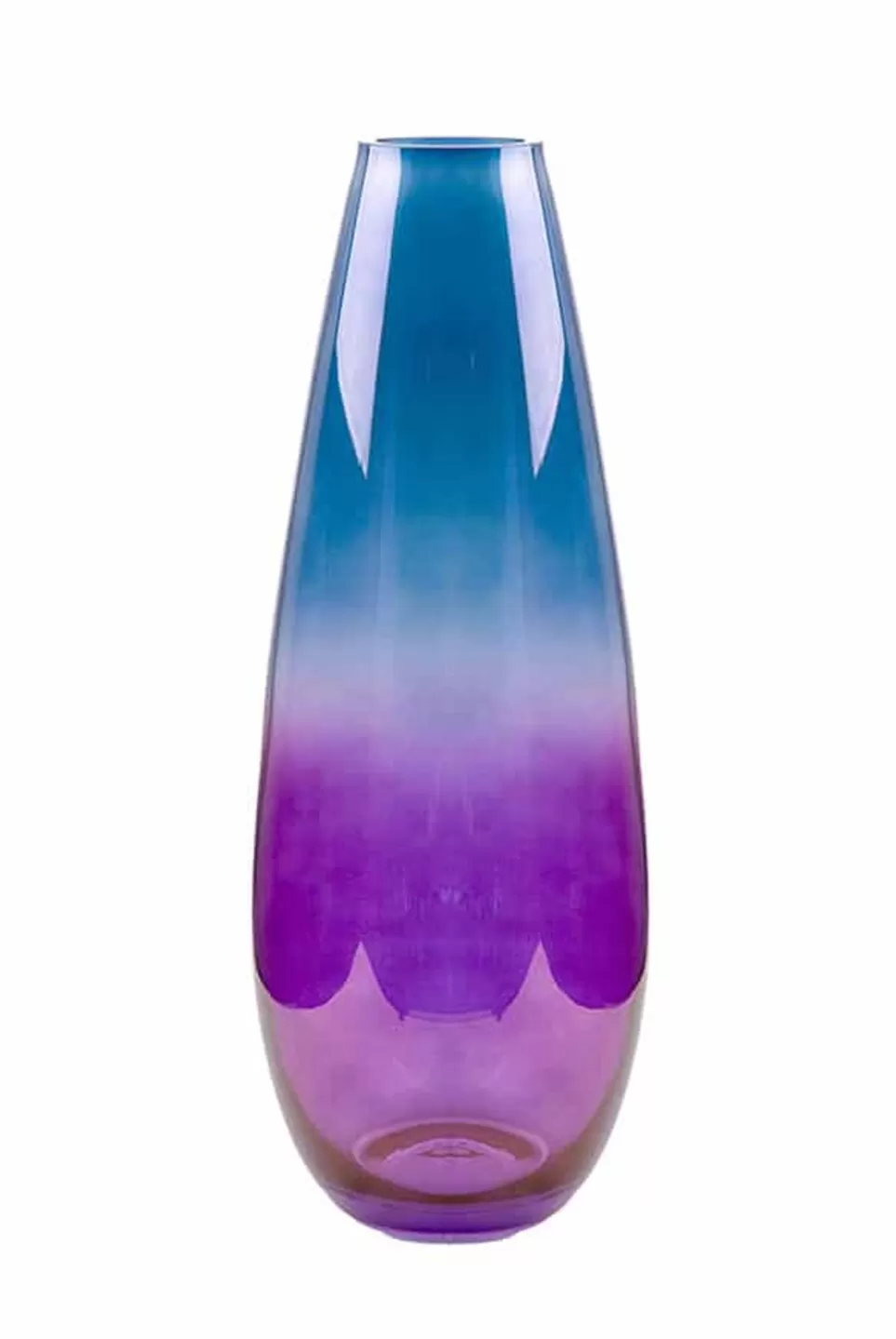 Vase | Luisa Beccaria Shade Purple To Blue Drop Vase