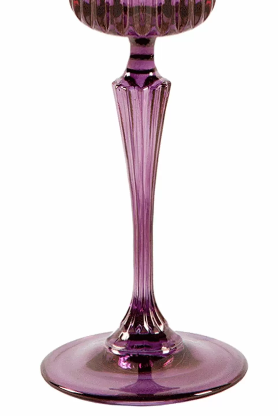 Flute | Luisa Beccaria Shade Purple To Blue Set Of Two Domina Flute Glass