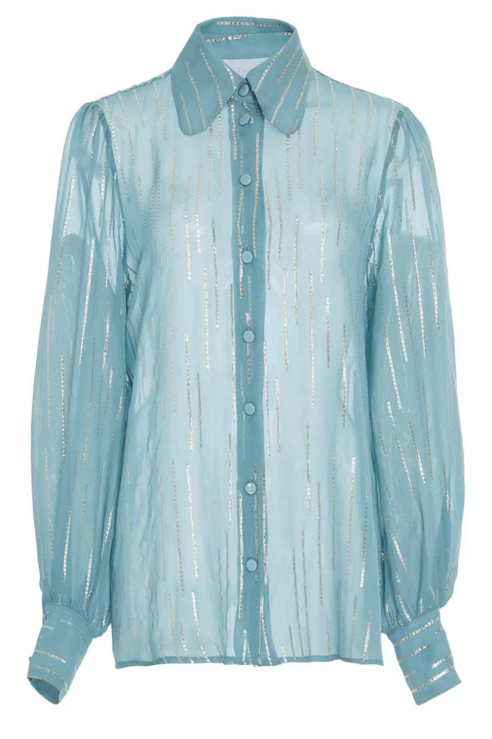 Tops & Blouses | Luisa Beccaria Silk-Blend Chiffon Pussy Bow Blouse