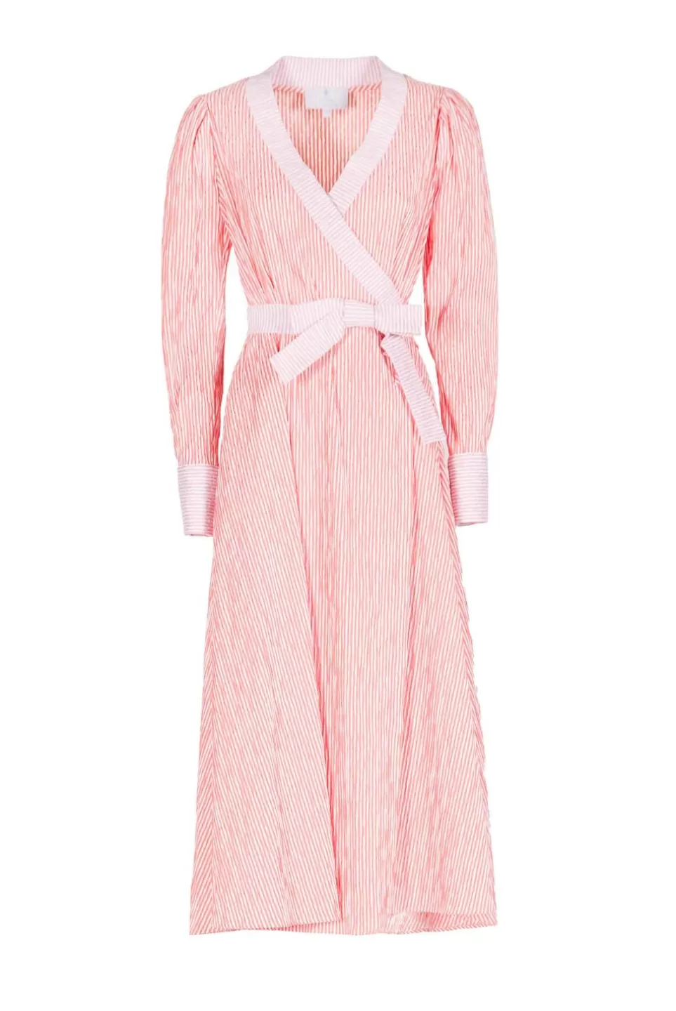 Dresses | Luisa Beccaria Striped Bicolor Wrap Dress