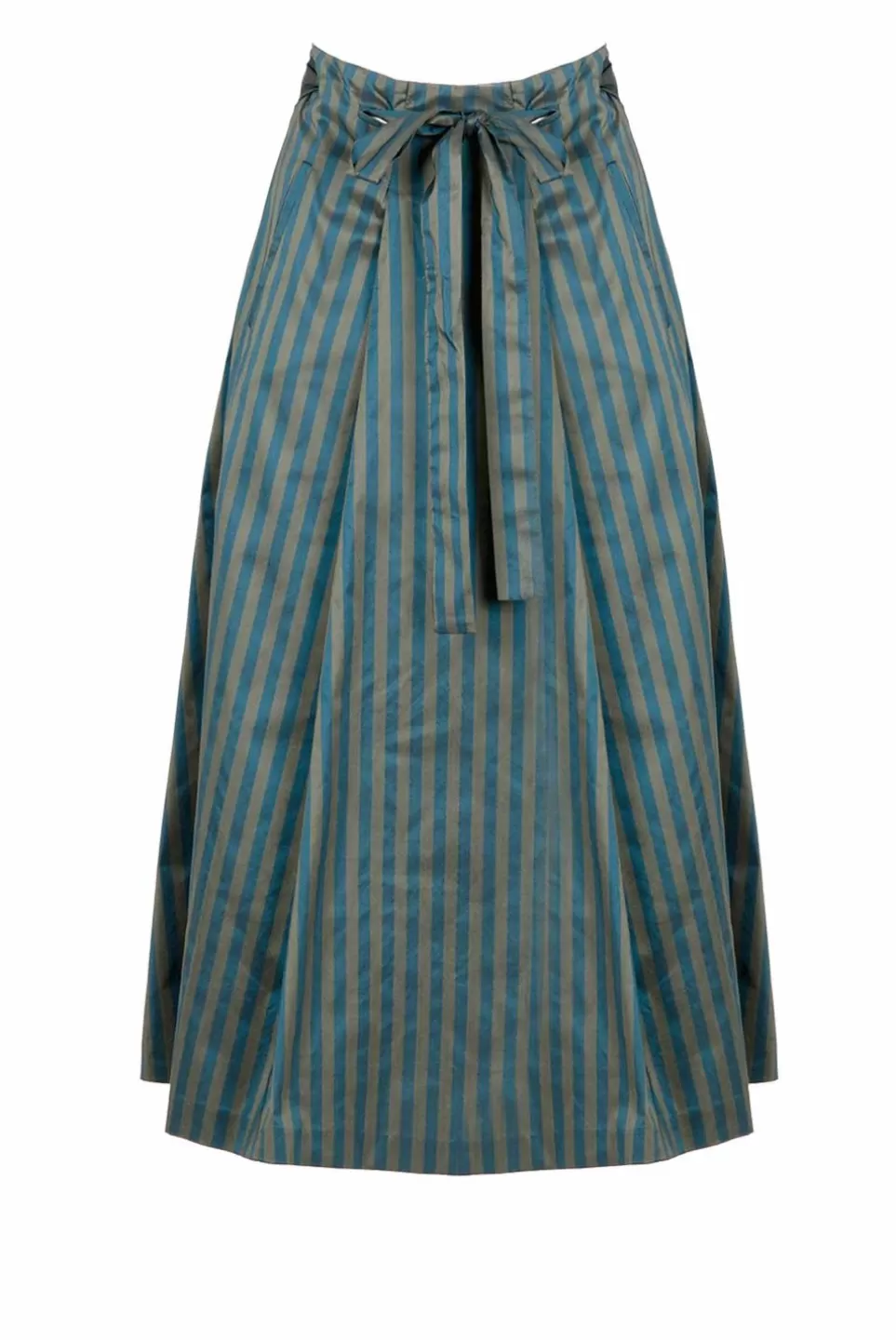 Skirts | Luisa Beccaria Taffetta Stripe Skirt