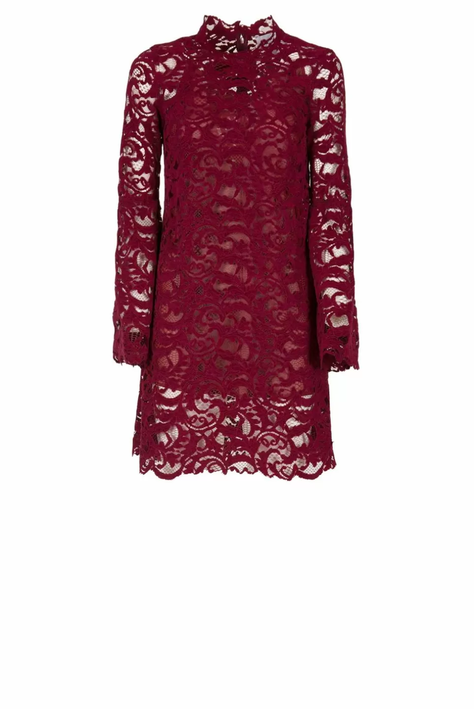 Dresses | Luisa Beccaria Velvet Lace Wide Sleeve Dress