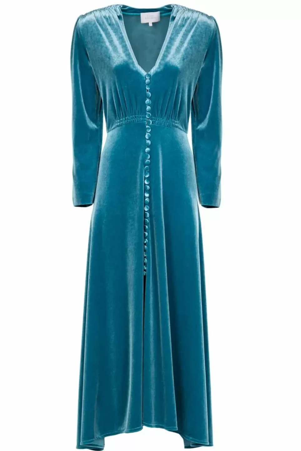 Dresses | Luisa Beccaria Velvet Midi Bottoncino Dress