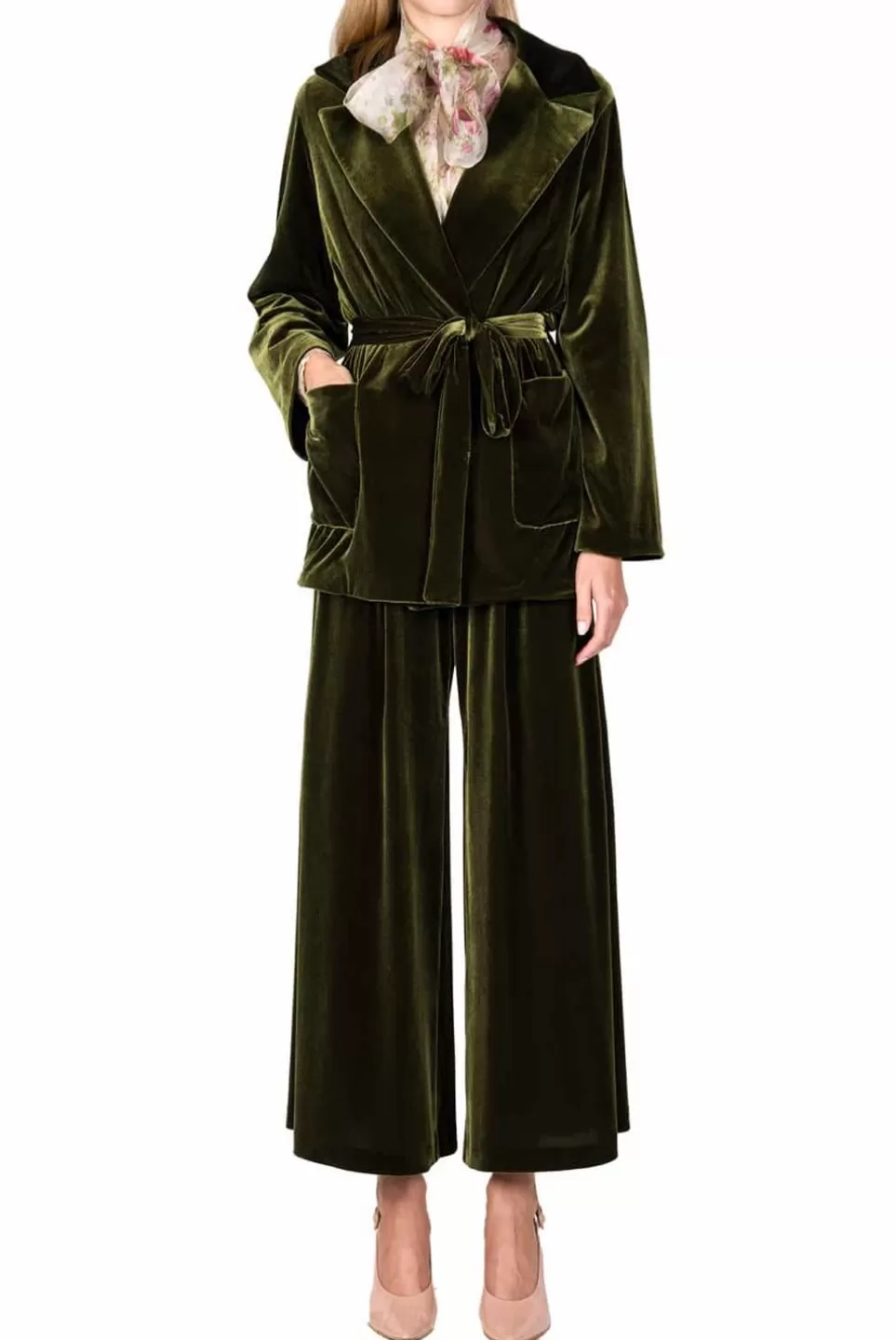 Jackets & Coats | Luisa Beccaria Velvet Robe Jacket