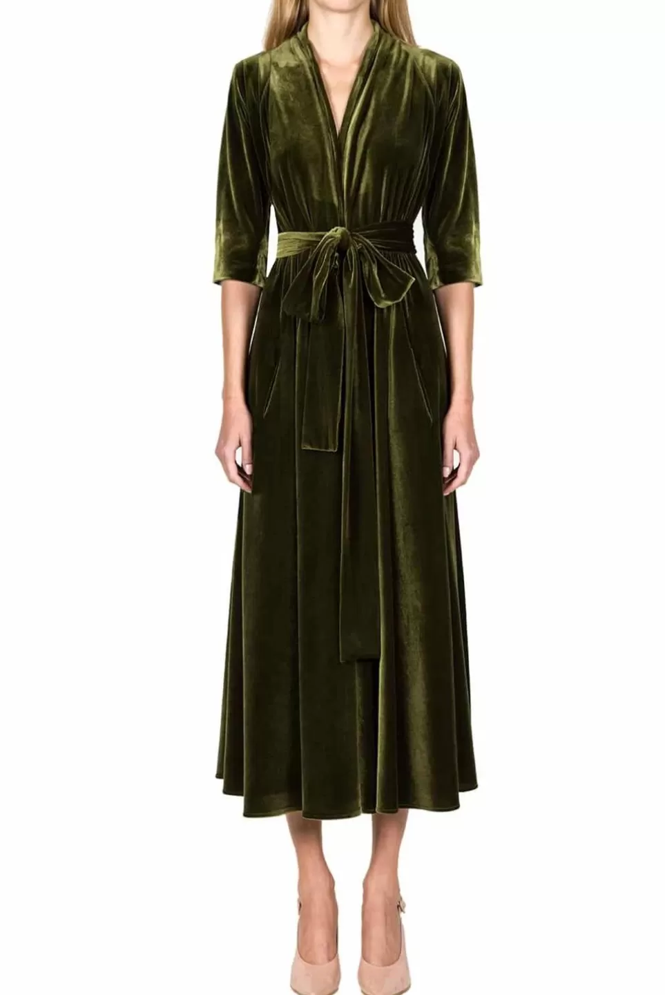 Dresses | Luisa Beccaria Velvet Wrap Luisa Dress