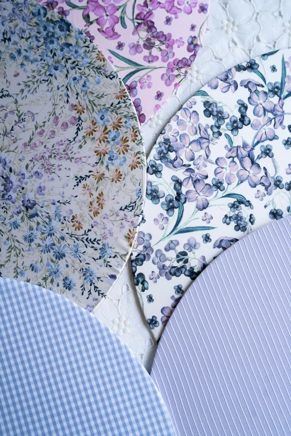 Tablecloth | Luisa Beccaria Vichy Cotton Round Blu Placemat