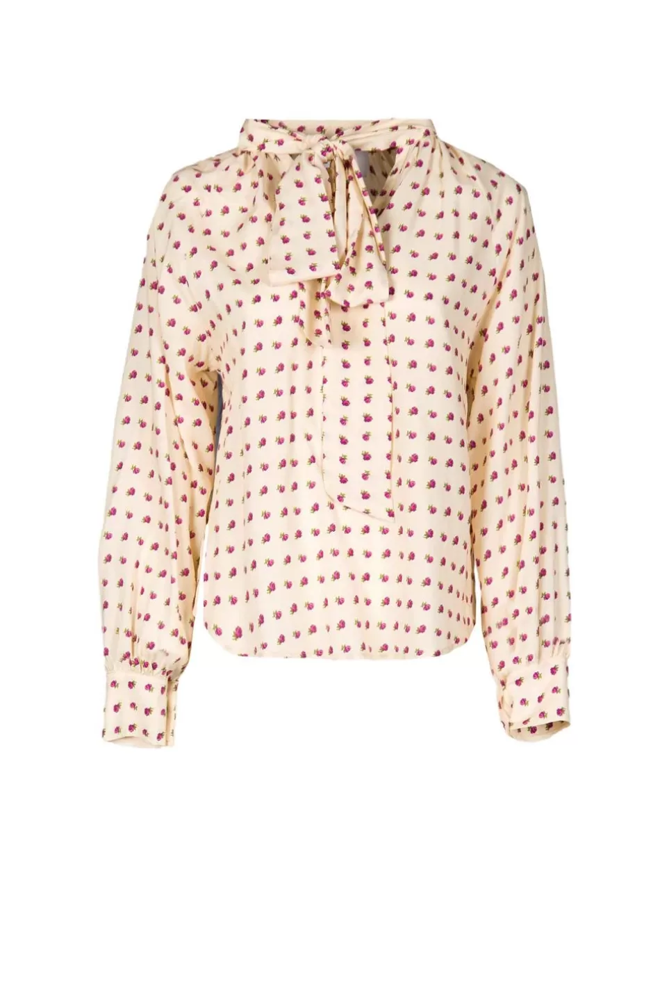 Tops & Blouses | Luisa Beccaria Vintage Buds Shirt With Bow Detail