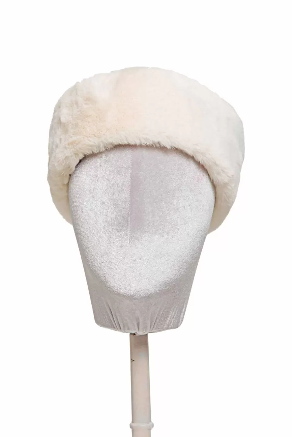 Headband | Luisa Beccaria White Faux Fur Hairband