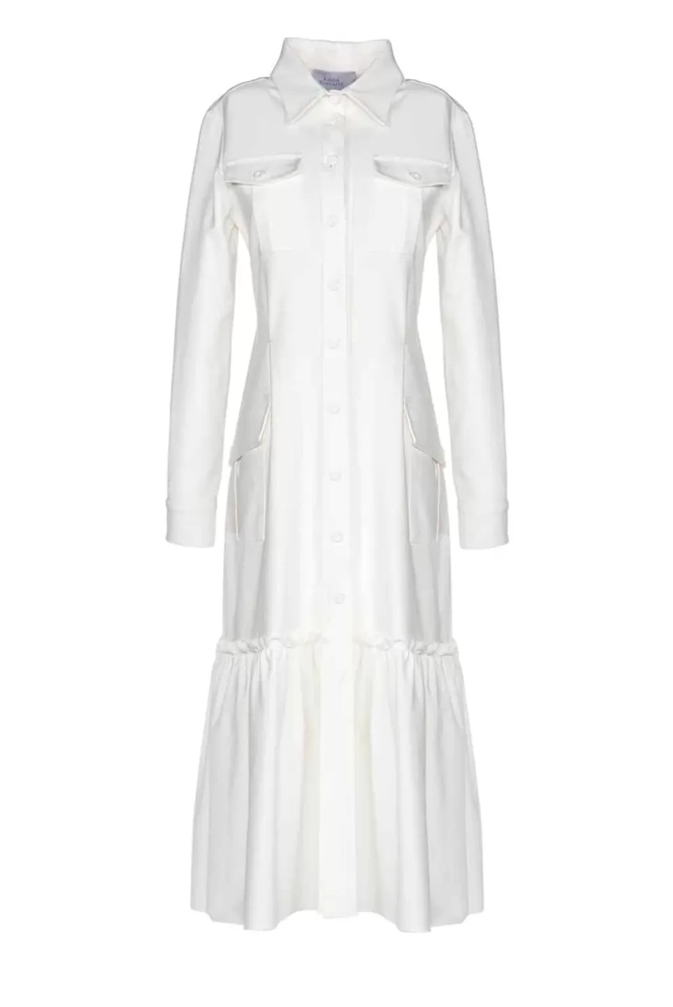 Dresses | Luisa Beccaria White Light Chemisier Dress