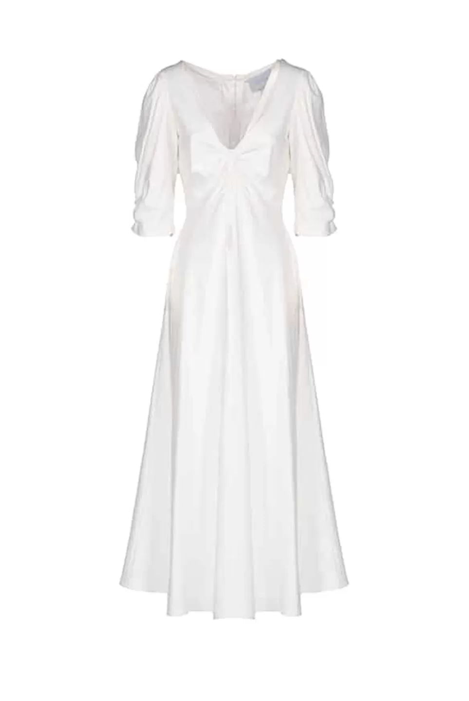 Dresses | Luisa Beccaria White Linen Stretch Anna Dress