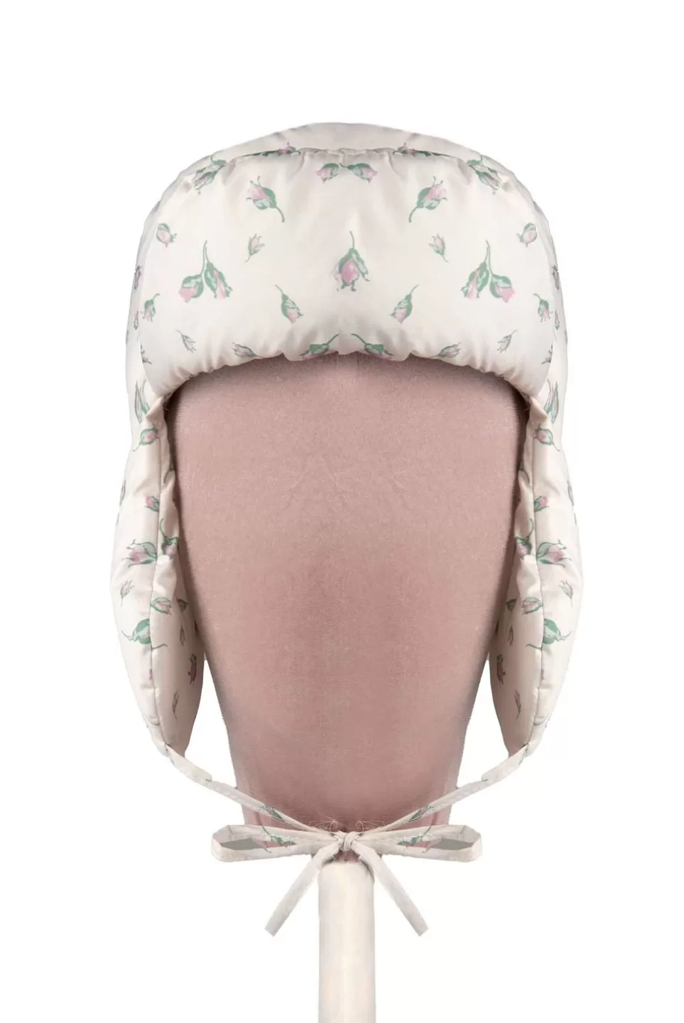 Hat | Luisa Beccaria Winter Garden White Aviator Hat