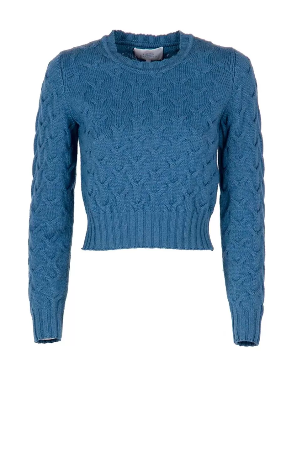 Knitwear | Luisa Beccaria Wool Cable Crewneck