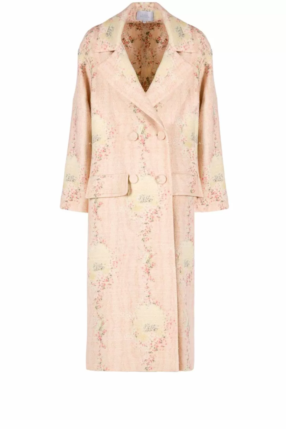 Jackets & Coats | Luisa Beccaria Wool Circle Of Roses Coat With Matchy Lining