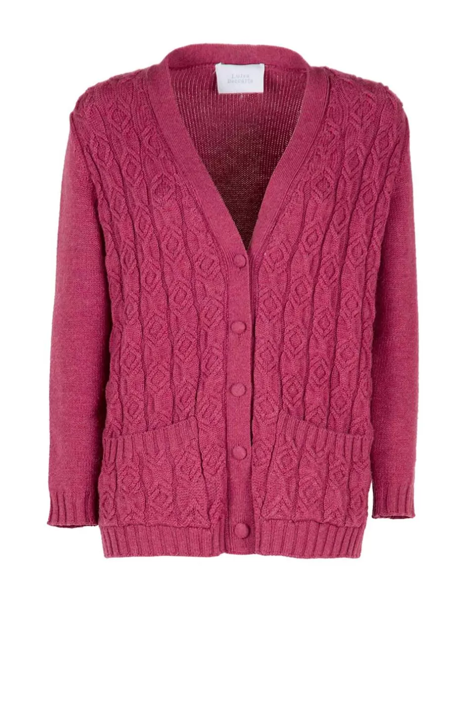 Knitwear | Luisa Beccaria Wool Twisted Cardigan