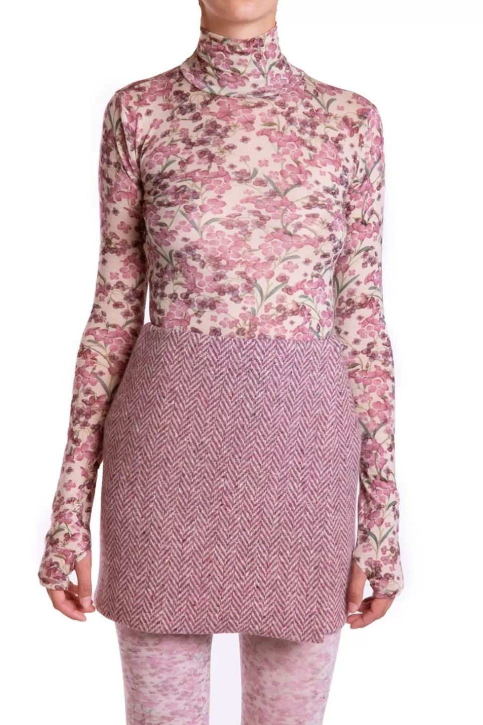 Tops & Blouses | Luisa Beccaria Wool-Silk Jersey Turtleneck Pink